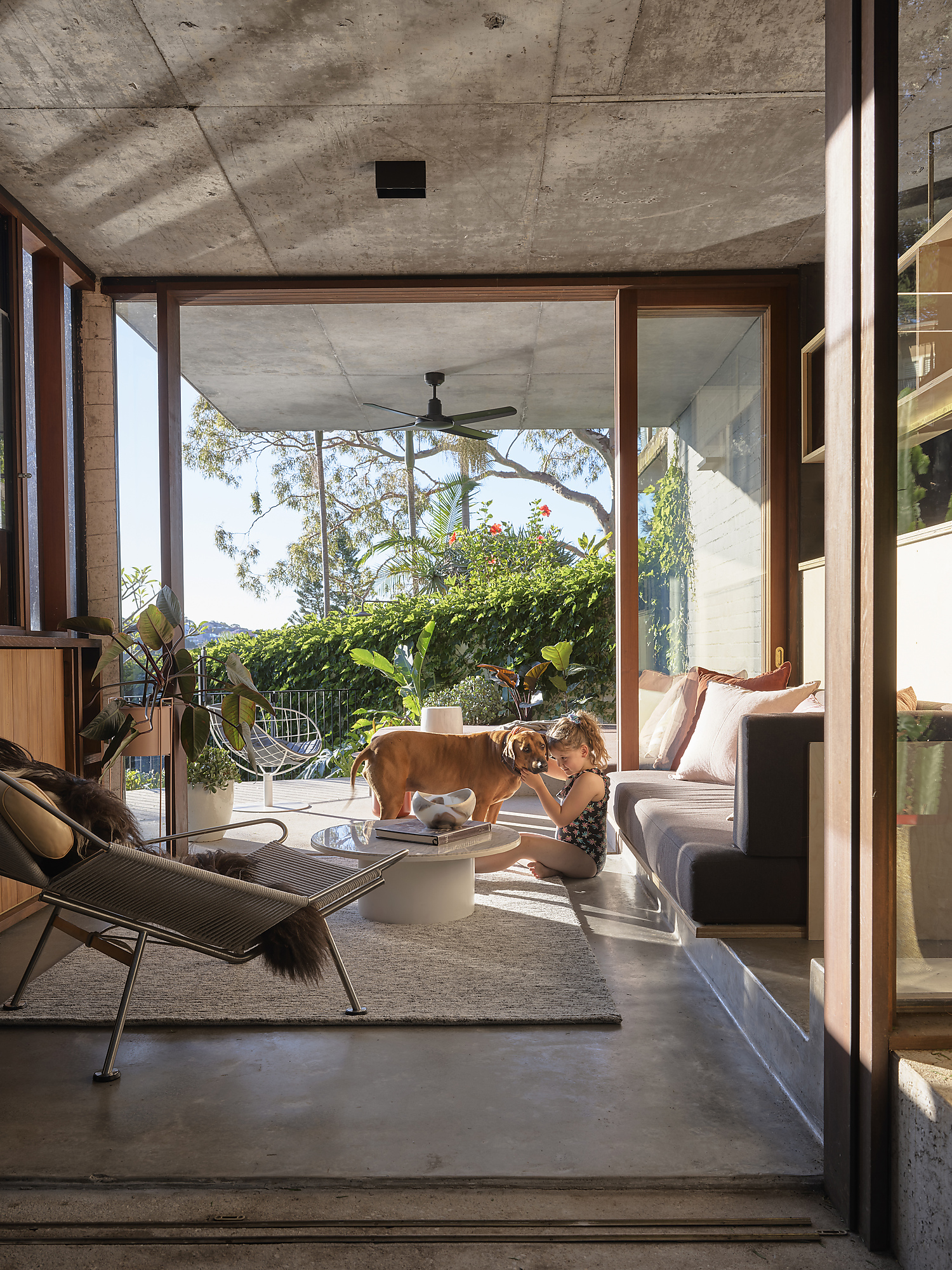 Interior photograph of SRG House by Anson Smart